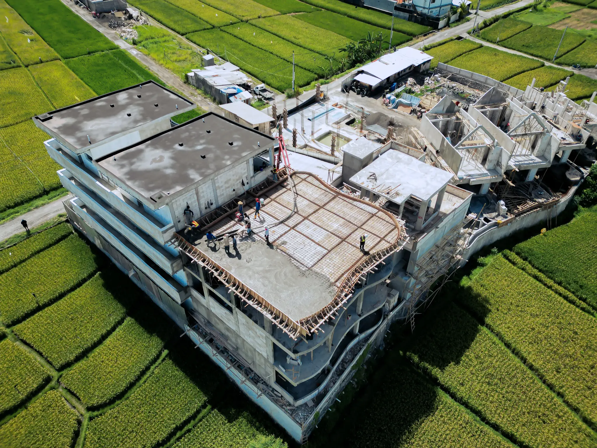 Piece of Paradise — aerial site progress