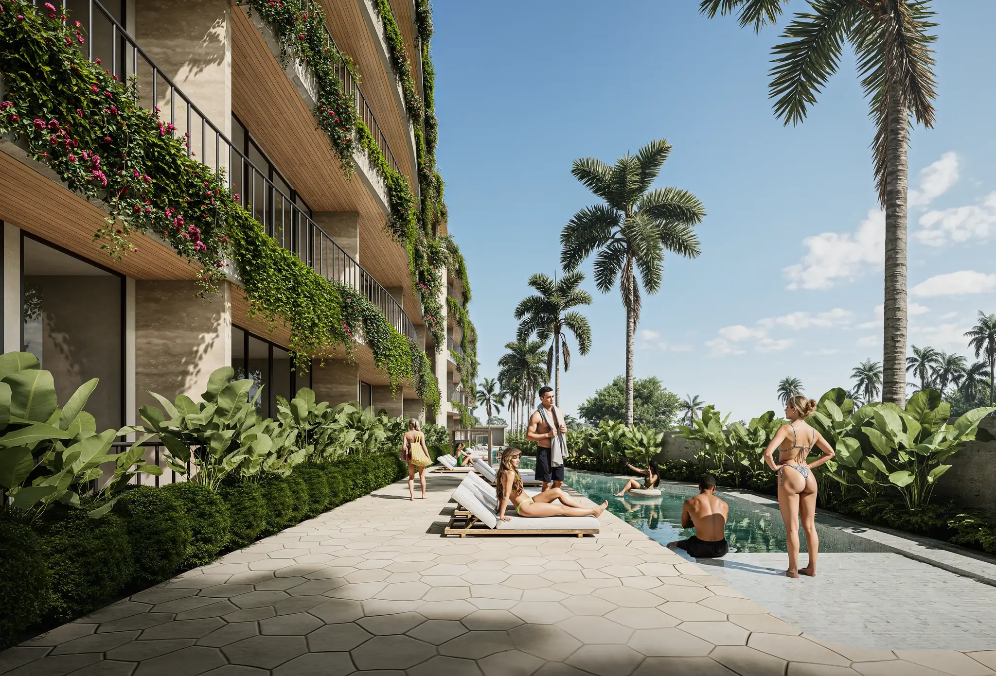 resort-style pool
